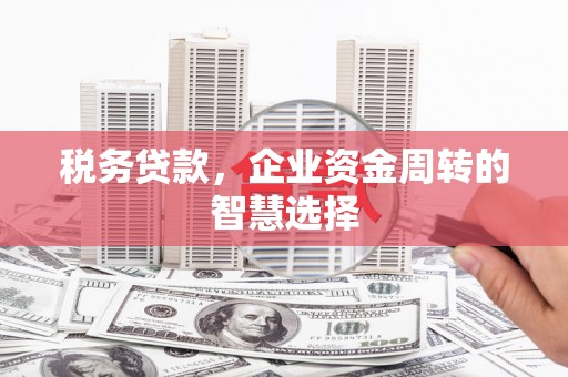 北埔税务贷款，企业资金周转的智慧选择