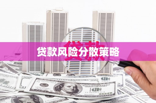北埔贷款风险分散策略