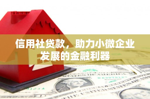 北埔信用社贷款，助力小微企业发展的金融利器