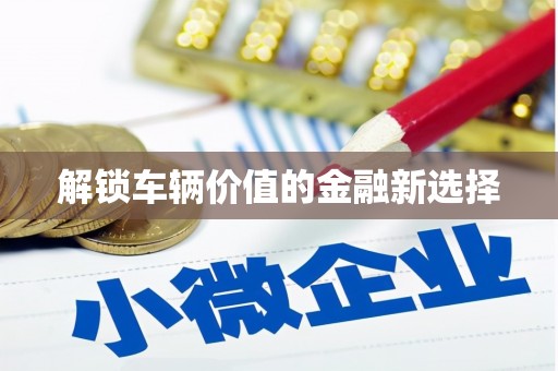 北埔解锁车辆价值的金融新选择