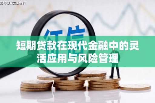 北埔短期贷款在现代金融中的灵活应用与风险管理